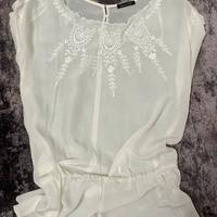 Camicia biaca T S maniche corte
