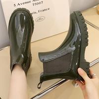 Stivaletti da pioggia gomma boots donna 38 verdi