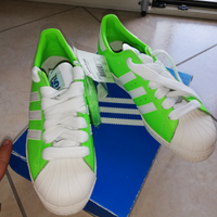 Scarpe Adidas superstar 80s nigo green