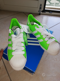 Scarpe Adidas superstar 80s nigo green