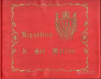 SAN MARINO 1966/1978 - Album COMPLETO francobolli