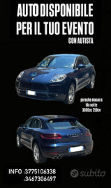 PORSCHE MACAN S - 3.0 250cv - per cerimonie