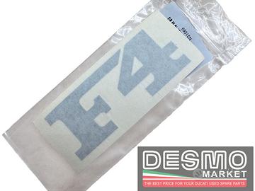 Adesivo codone F4 Grigio codone Rosso MV Agusta F4