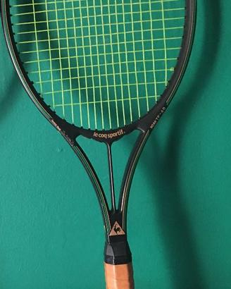 Racchetta tennis "Le coq sportif Y. Noha con firma