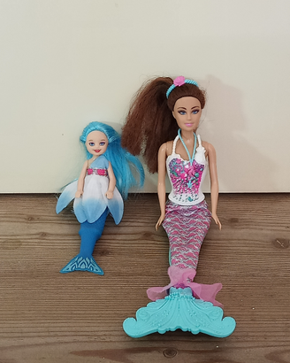Barbie Sirenetta e Barbie bambina sirena