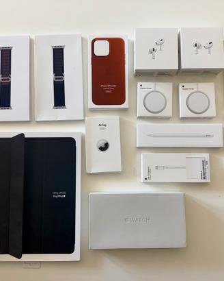 Lotto 14 scatole Apple originali vuote