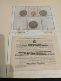 Trittico San Marino in Argento anno 1981