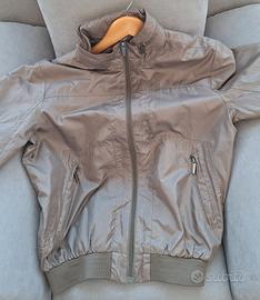 Giacca a vento scaccia acqua verde