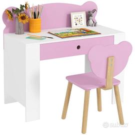 Set Scrivania per Bambini con Cassetto e Sedia