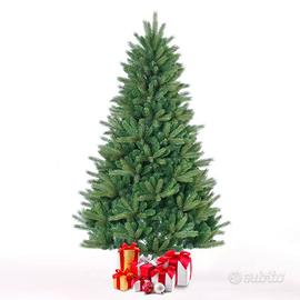 Albero Di Natale Alto 210cm Classico Verde Artific