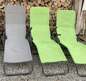 Lettini sdraio pieghevoli basculanti