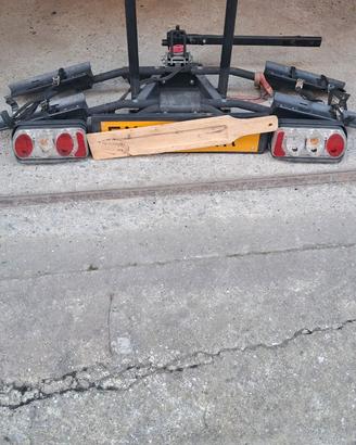 porta bici da auto con gancio traino