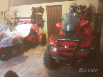 Can am Outlander 650 max più carrello