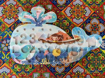 Tavola Montessoriana - Balena Giochi Attività (3+)