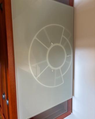 Porta tv in vetro