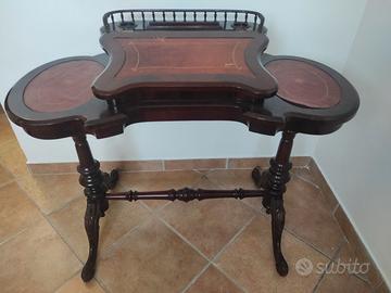 antica scrivania primi 900 stile inglese a fagiolo