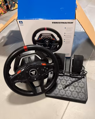 Volante e pedali Thrustmater T128 - PS5/4 e PC