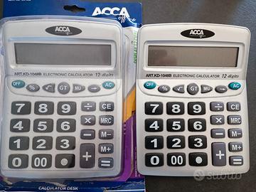 Due calcolatrici nuove acca Office