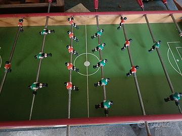 calcetto in legno vintage 