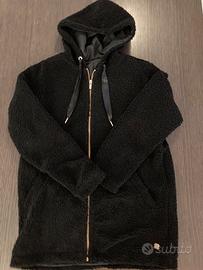 Cappotto teddy donna nero Freddy