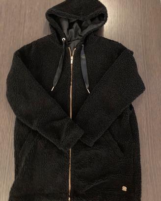 Cappotto teddy donna nero Freddy