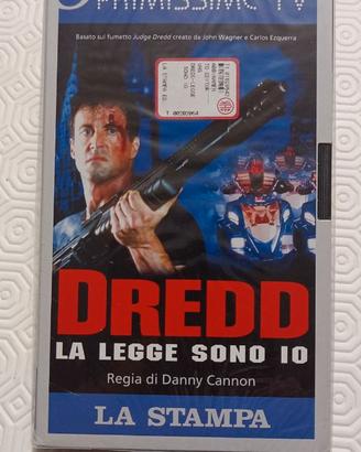 VHS NUOVA "DREDD LA LEGGE SONO IO"