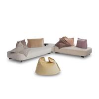 Pouf secchiello cremino grigio antracite