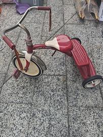 Triciclo Radio Flyer rosso vintage