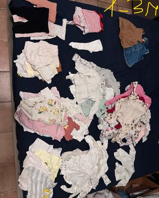 Abbigliamento bambina 1-3 mesi estate