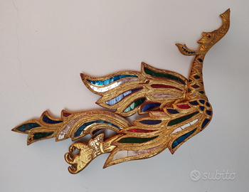 Drago piumato thailandese portafortuna casa