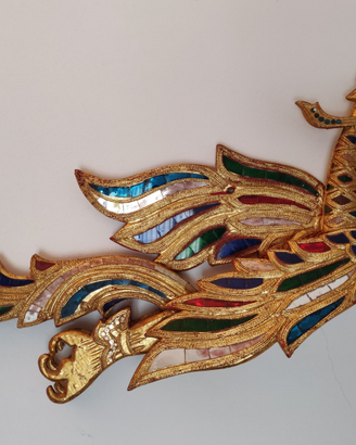 Drago piumato thailandese portafortuna casa