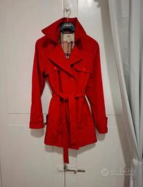 spolverino rosso marca Burberry London 