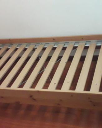Letto singolo IKEA in pino massello smontabile