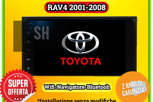 Navigatore Android TOYOTA RAV4 2001-2008