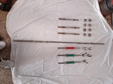 manubri e bilanciere palestra 