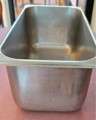 Vaschette in acciaio inox per gelato/alimenti
