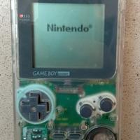 Gameboy pocket trasparente + 2 giochi