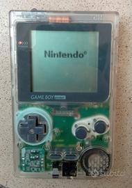 Gameboy pocket trasparente + 2 giochi