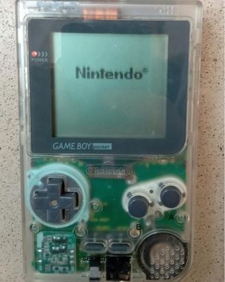 Gameboy pocket trasparente + 2 giochi