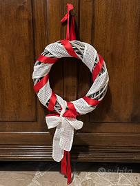 Ghirlande natalizie in legno decorate