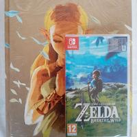 ZELDA BREATH OF THE WILD GIOCO + GUIDA SIGILLATI