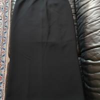 Gonna sartoriale nera taglia 48