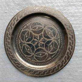 Vassoio piatto da parete in metallo