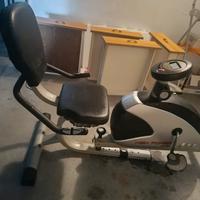 cyclette con schienale 
