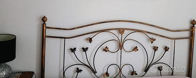 testiera in ferro battuto.