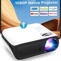 Proiettore, Full HD 1080P 9500 Lumen Proiettore 4K