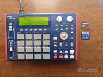 AKAI MPC 1000 + JJ os2xl + 128 Mb Ram + 2 Card