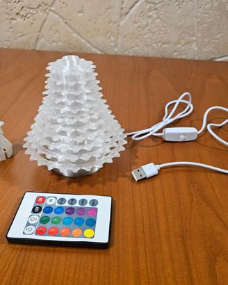 Lampada LED RGB a forma di cassetta pignoni
