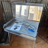 BBQ a gas inox con pietra ollare – smontabile
