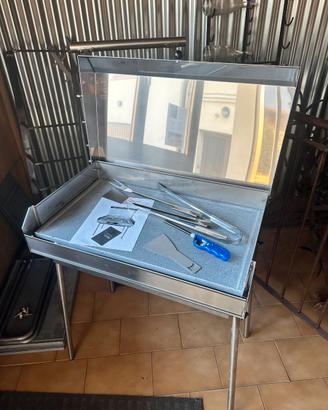 BBQ a gas inox con pietra ollare – smontabile